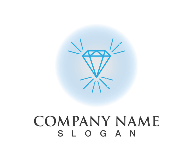 Diamond logo template vector icon illustration design
