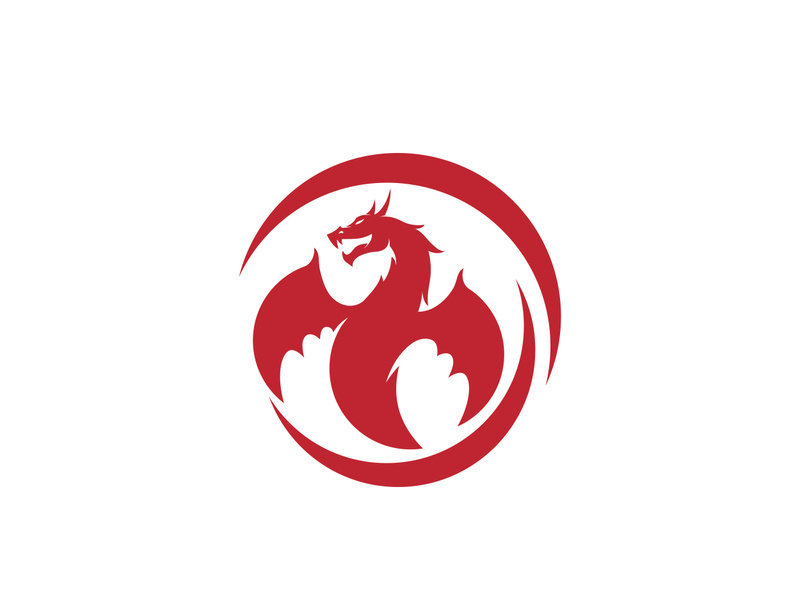 Dragon icon vector illustration design