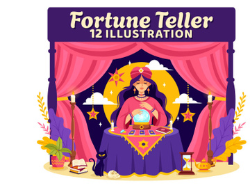 12 Fortune Teller Illustration preview picture