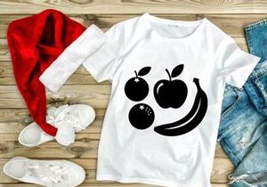 Fresh Healthy Fruit Icons Apple Orange Banana Food Vector