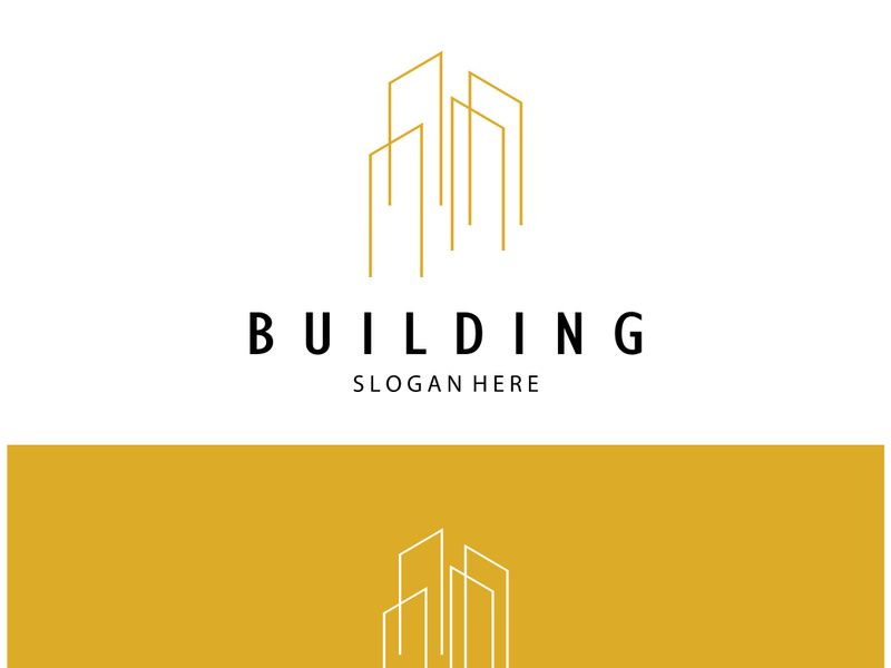 Building logo vector illustration design,Real Estate logo template, Logo symbol icon