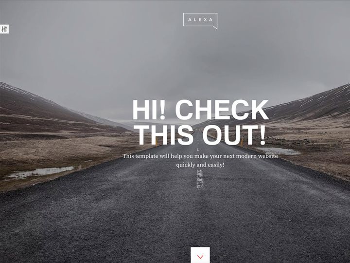 Creative Single Page Template