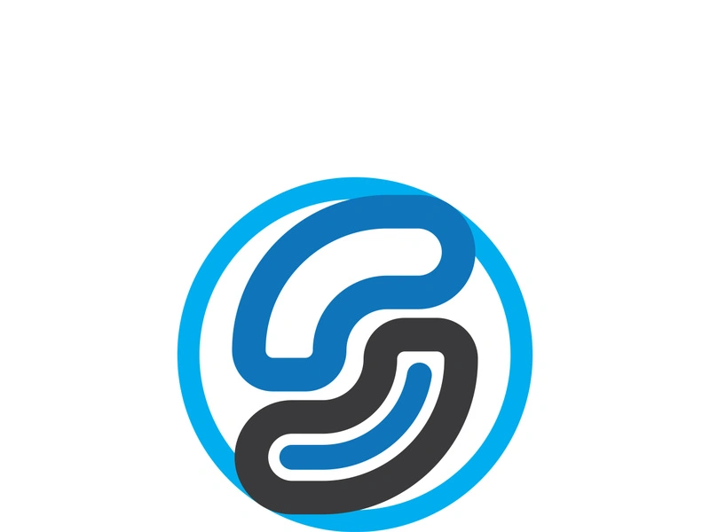 Business corporate S letter logo design vector