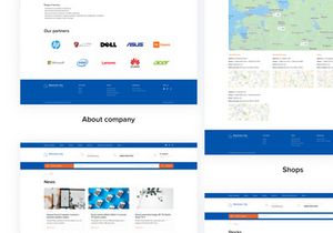 Template ui E-Commerce Electronic City