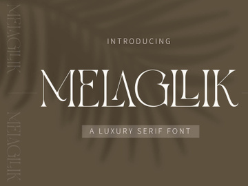 Melagllik Modern Serif preview picture