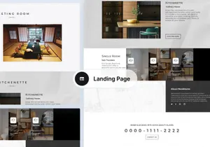 Harmonia | Hotel Landing Page UI Kit