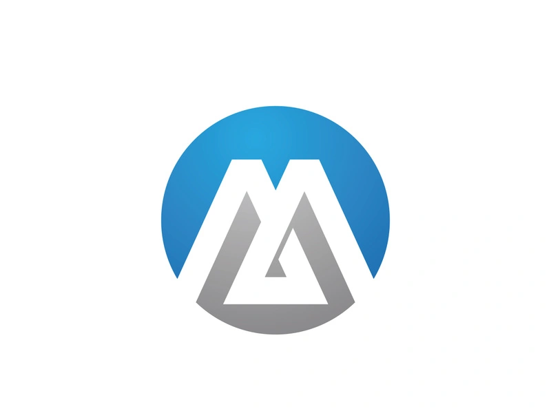 M Letter illustration icon Logo Template