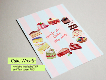 Free Watercolor Cake My Day preview picture
