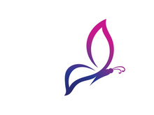 Beauty Butterfly Vector icon design