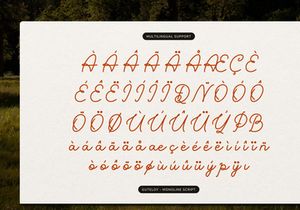 Guteloy | Monoline Script