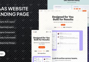 Lust - Saas Website Landing Page