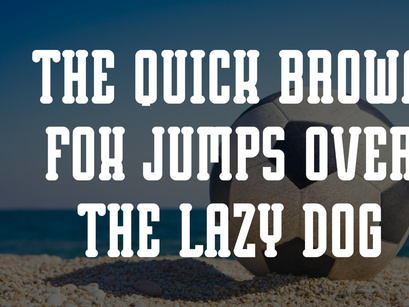 Beach Soccer - Playful Slab Serif