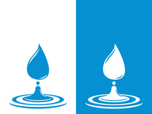 Water drop logo template vector illustration design
