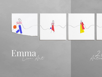 EMMA Line Art Woman & Lifestyle