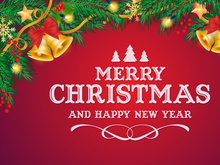 Background Merry Christmas And Happy New Year