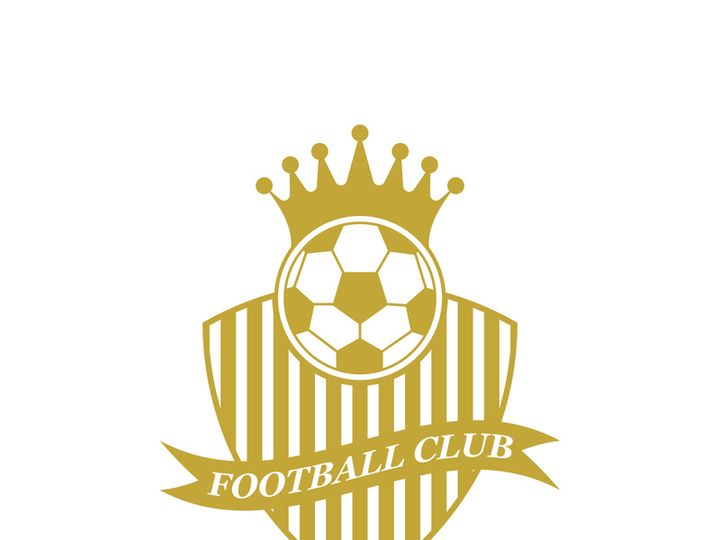 Football logo icon design and symbol soccer club vector