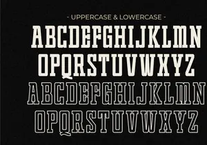 Varsity College - Vintage Slab Serif