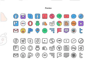 30 Free Social Media Icons