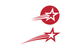 Star speed Concept Logo icon Illustration design template