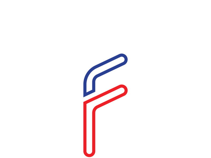 F Letter vector icon illustration design