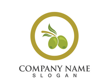 Extra virgin olive oil logo icon design vector illustration preview picture