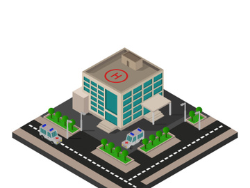 isometric hospital preview picture