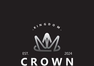 Crown logo simple design template. Vintage Crown Logo Royal King Queen concept symbol icon