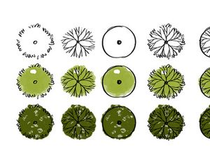 Handdrawn Tree Graphics [PSD/PNG]