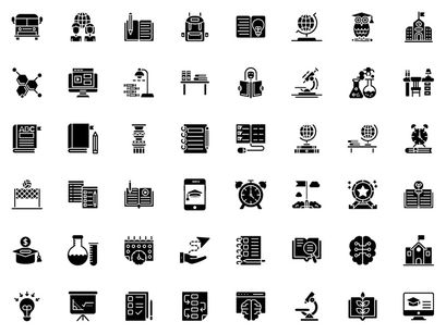 190+ Education Icons Pack