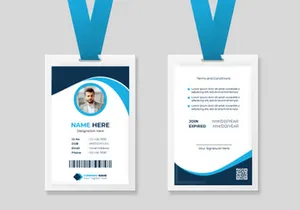 Corporate ID Card Template Ver-5