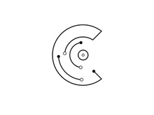 Circuit illustration design vector,  technology symbol