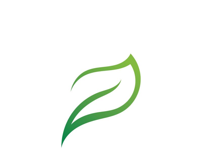 Logos of green Tree leaf ecology