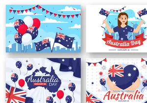 17 Happy Australia Day Illustration