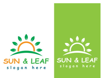 Sun logo design with a modern concept. preview picture
