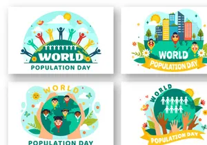 10 World Population Day Illustration