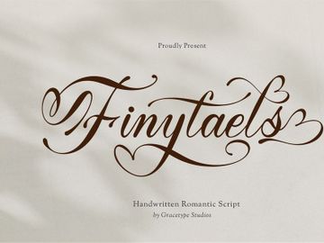 Finytaels | Handwritting Romantic Script preview picture