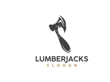 Axe Logo Simple Design Illustration Symbol Template