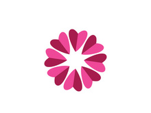 Flower icon design illustration