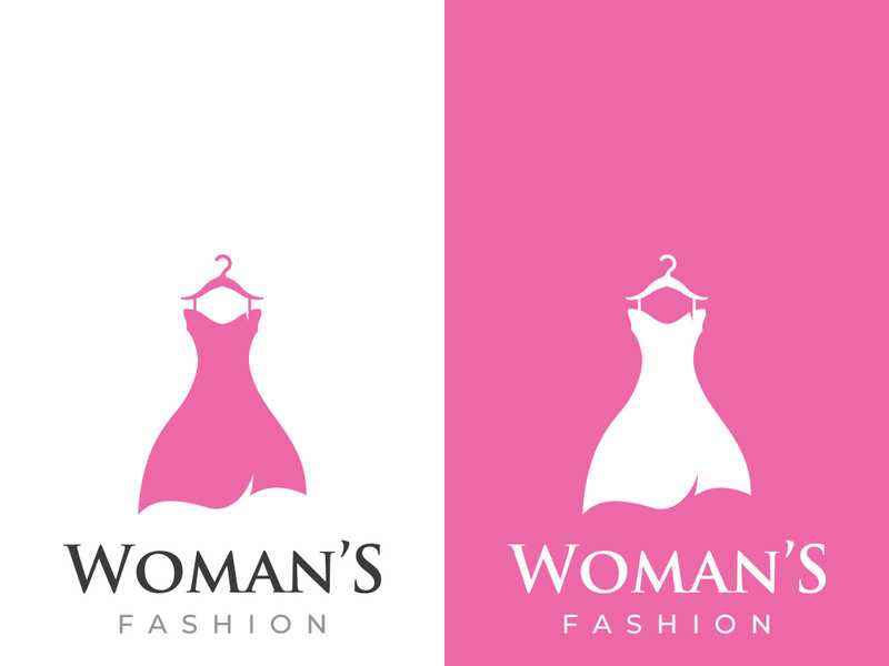 Women's clothing logo design.