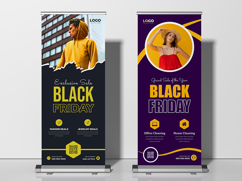 Black Friday Sale Roll Up Banner Ver-2