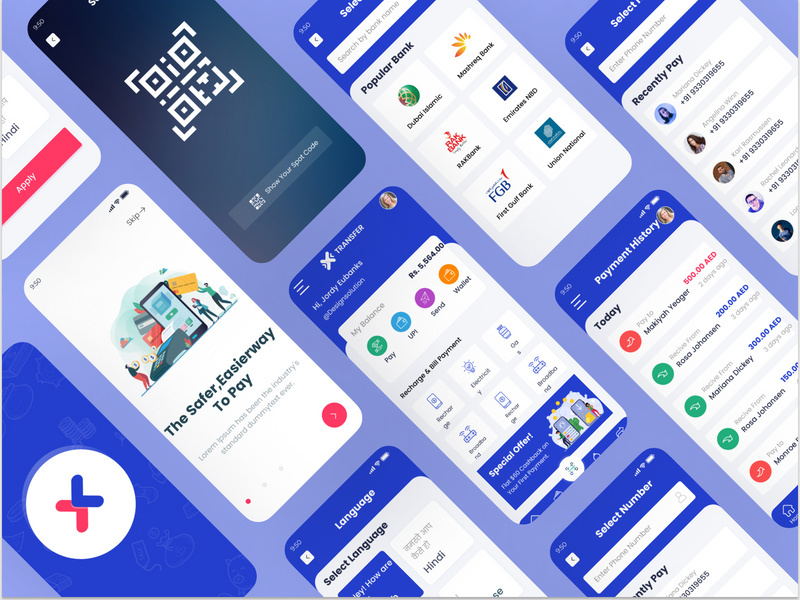 Payment Wallet App Design UI Kit