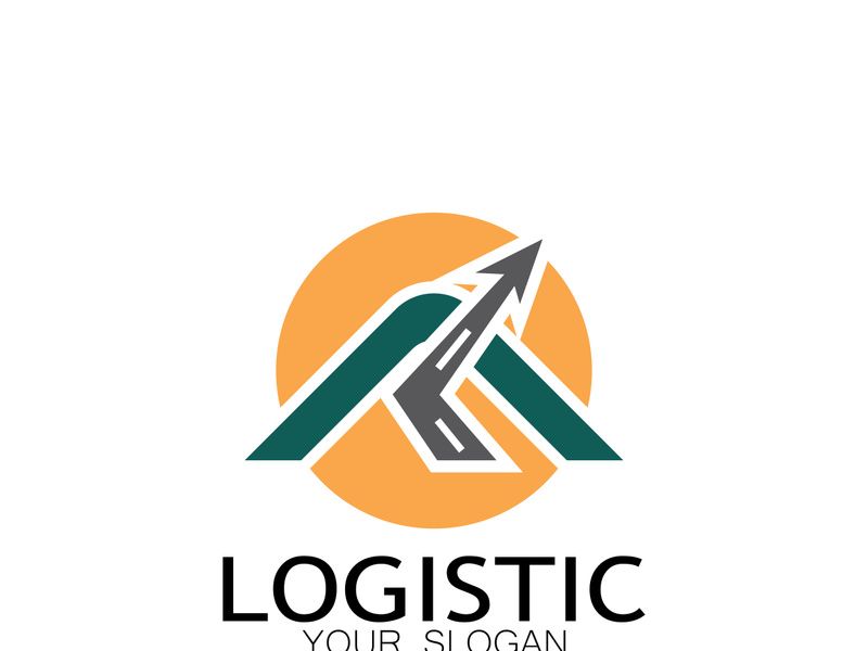 logistics logo icon illustration vector design  distribution symbol  delivery of goods  economy  finance