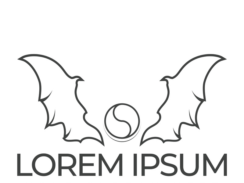 Dragon logo art illustration