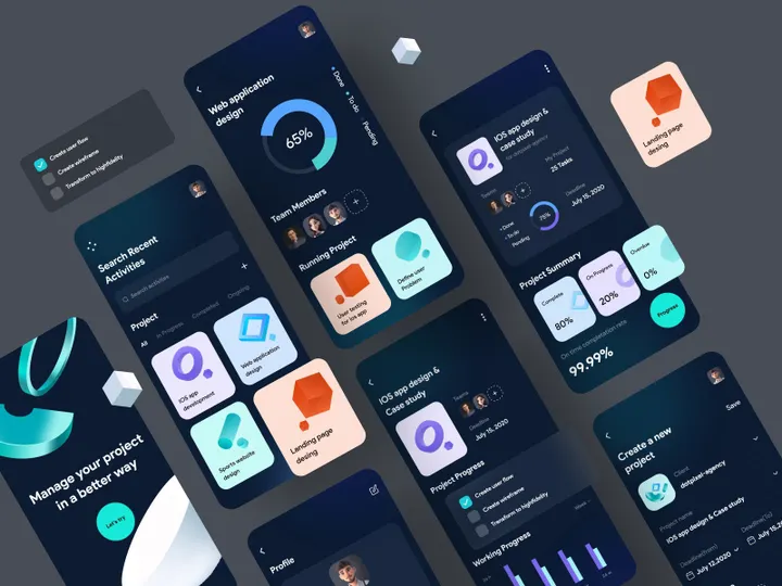 Project Management Mobile Application Design preview picture
