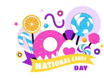 10 National Candy Day Illustration