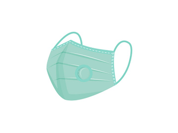Mask with vent cartoon vector illustration preview picture