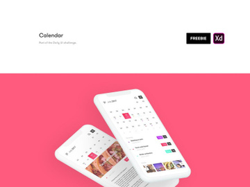 Clean Calendar UI Kit preview picture