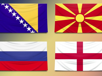 Vectorial country flags 100+