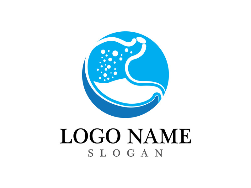 stomach care icon designs concept vector illustration