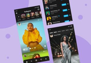 Social network mobile app.